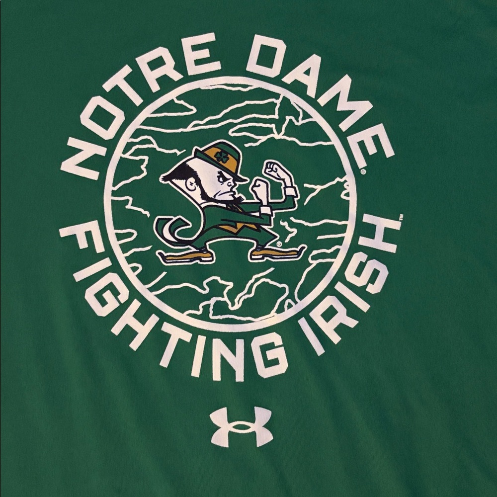 NWOT Under Armour Notre Dame Tee - Picture 3 of 4